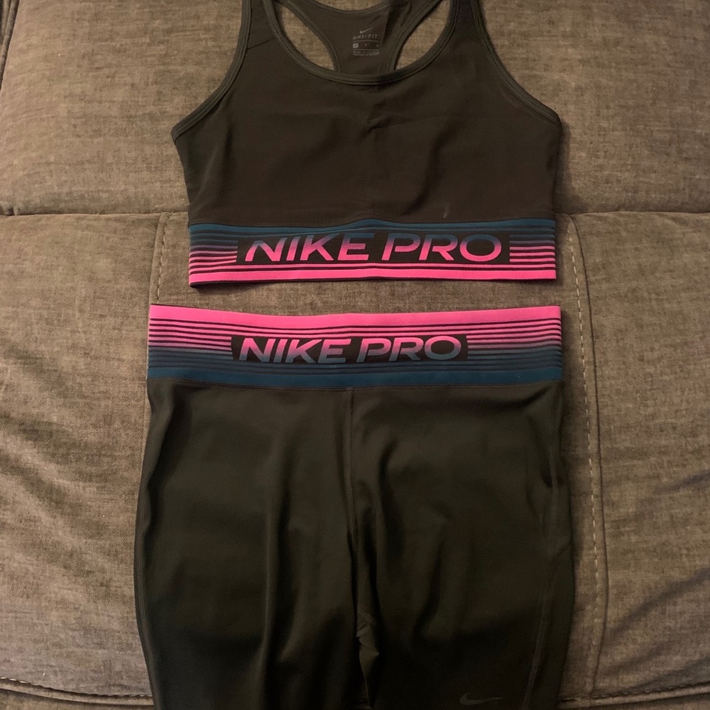 Nike Pro set (bra and pants)